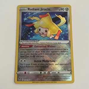 Radiant Jirachi # 120 HOLO Ultra Rare Pokémon Card